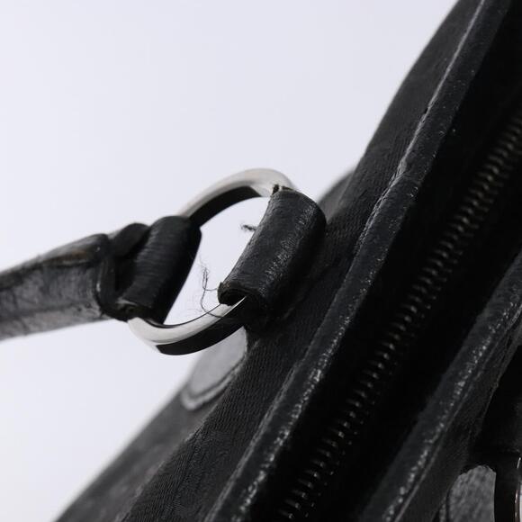 GUCCI GG Canvas Hand Bag Black Silver - Picture 14 of 16